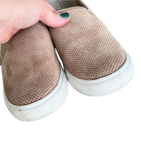 Steve Madden Taupe Perforated Slip-On Sneakers | Size 7 - Picture 4 of 11